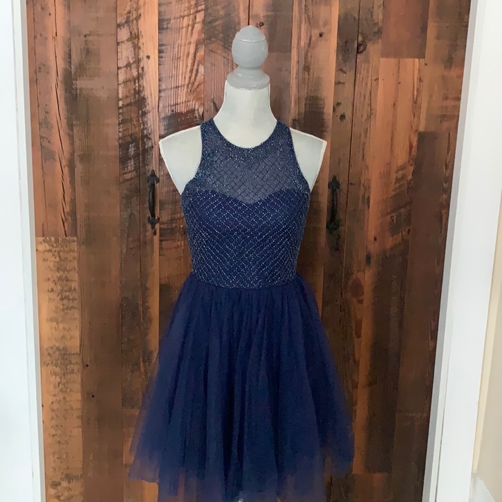 S navy blue Dress